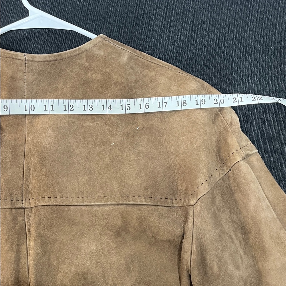 Vintage Reed Sportswear Women’s Brown suede leather Coat - Picture 8 of 12